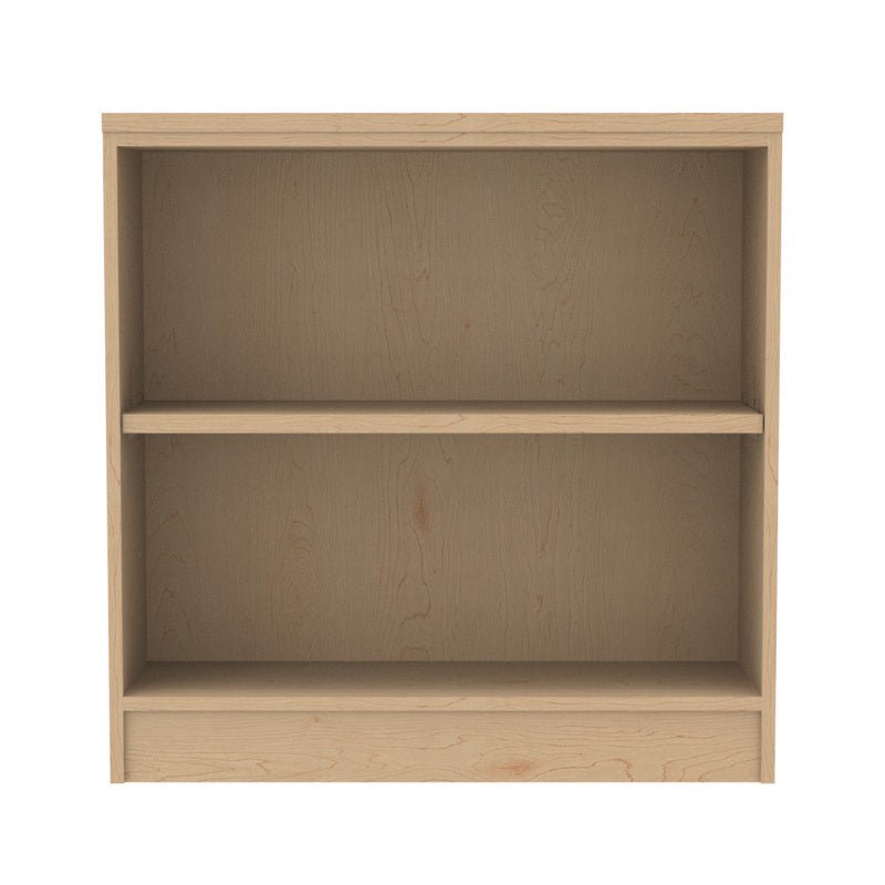 WB Manufacturing Mobile Single Sided Bookcase, 36"W x 36"H x 12"D, 1 Adjustable Shelf, Levelers (WBM - LRS1140 - 363612 - AL) - SchoolOutlet