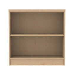 WB Manufacturing Mobile Single Sided Bookcase, 36"W x 36"H x 12"D, 1 Adjustable Shelf, Levelers (WBM-LRS1140-363612-AL)