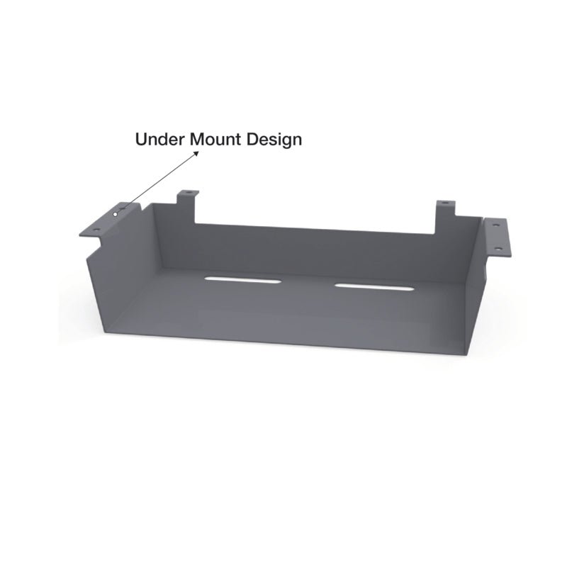 WB Manufacturing Accessory Plastic Book Box, 20"W x 11"H x 4.157"D, Under Mount Design, For WB Desks and Tables (WBM - P20CH) - SchoolOutlet