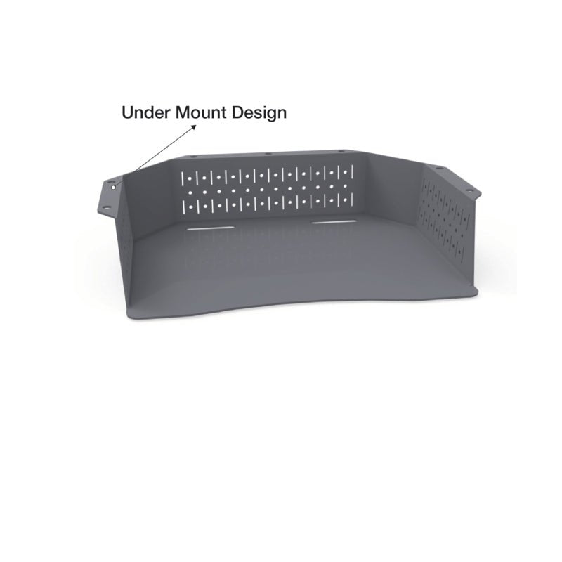 WB Manufacturing Accessory Plastic Book Box, 22"W x 16.5"H x 4.7"D, Under Mount Design, For Desks and Tables with EO, ELS, ELP Legs (WBM - P23CH) - SchoolOutlet