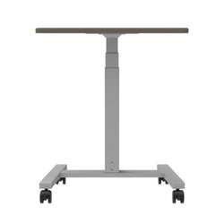 WB Manufacturing Elevate Plymouth Classroom Desk, Mobile, 20" x 28.5" HPL Top, Silver T-Legs Adjustable Height 27.94"-40.94" (WBM-PNH7364-ADJG4)