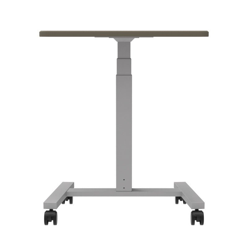 WB Manufacturing Elevate Plymouth Classroom Desk, Mobile, 20" x 28.5" HPL Top, Silver T - Legs Adjustable Height 27.94" - 40.94" (WBM - PNH7364 - ADJG4) - SchoolOutlet