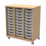 WB Manufacturing Mobile Tote Storage Cabinet, 42