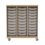 WB Manufacturing Mobile Tote Storage Cabinet, 42