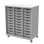 WB Manufacturing Mobile Tote Storage Cabinet, 42