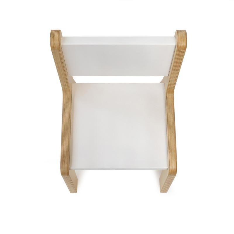 Whitney Brothers Whitney Plus 12H White Chair 13.75"W x 17"D x 23.5"H (WHT - CR2512W) - SchoolOutlet