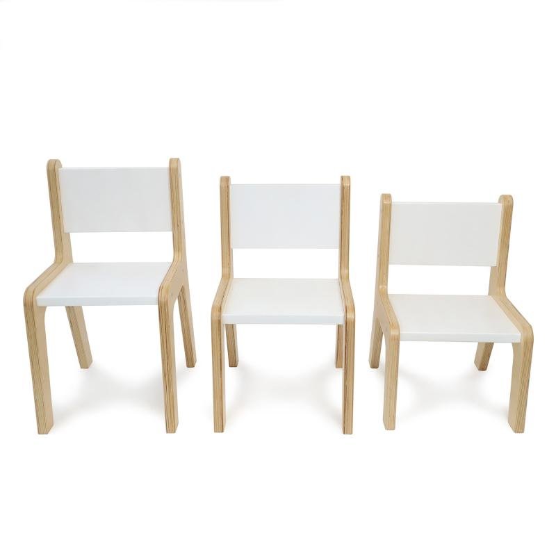 Whitney Brothers Whitney Plus 12H White Chair 13.75"W x 17"D x 23.5"H (WHT - CR2512W) - SchoolOutlet