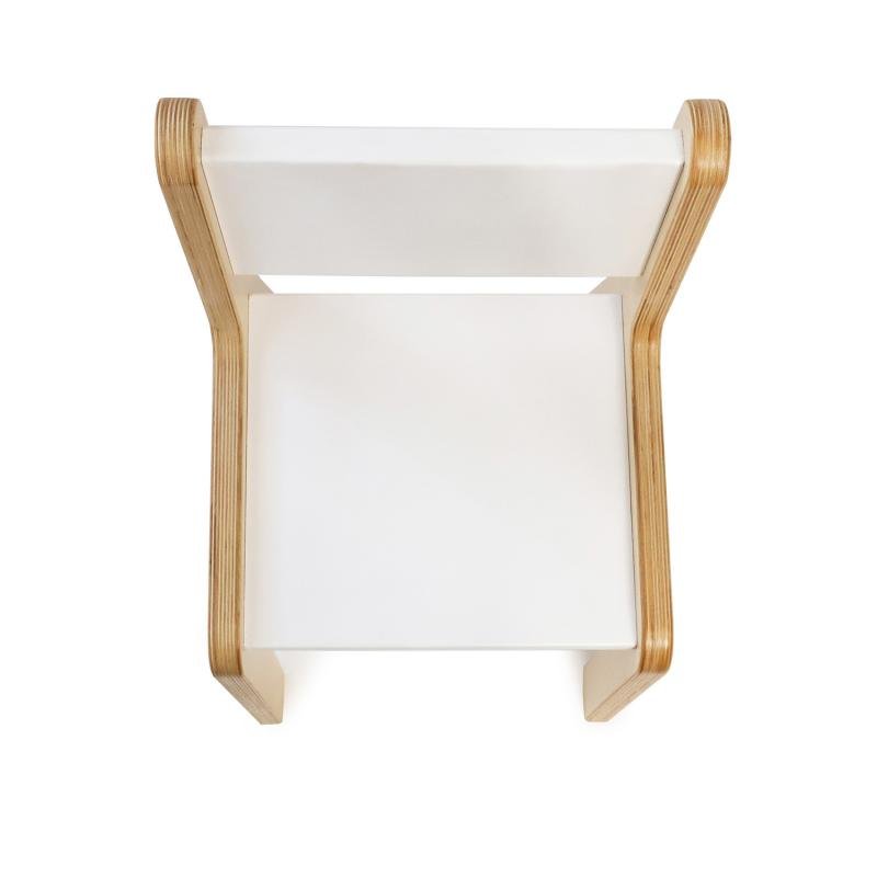 Whitney Brothers Whitney Plus 14H White Chair 13.75"W x 17"D x 25.5"H (WHT - CR2514W) - SchoolOutlet