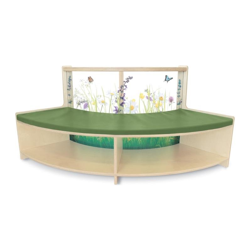 Whitney Brothers Nature View Curve In Sofa(Whitney Brothers WHT - WB0508) - SchoolOutlet