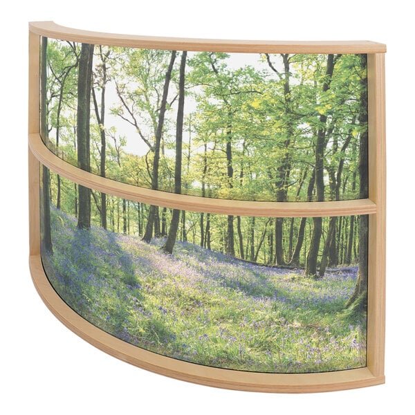 Whitney Brothers Nature View Curved Divider Panel 36H(Whitney Brothers WHT - WB0609) - SchoolOutlet
