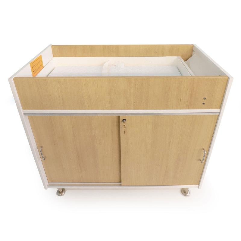 Whitney Brothers elevatED™ Infant Changing Cabinet 42.5"W x 20.75"D x 38.75"H (WHT - WB0721W) - SchoolOutlet