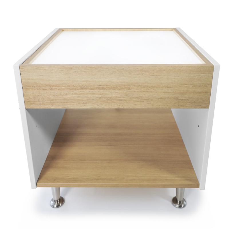 Whitney Brothers elevatED™ Adjustable Light Table 26"W x 24.5"D x 18 - 24"H (WHT - WB0760) - SchoolOutlet