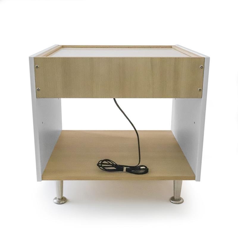Whitney Brothers elevatED™ Adjustable Light Table 26"W x 24.5"D x 18 - 24"H (WHT - WB0760) - SchoolOutlet