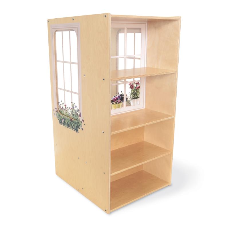 Whitney Brothers Nature View Window Seat 23.75"W x 27.5"D x 47.75"H (WHT - WB0857) - SchoolOutlet