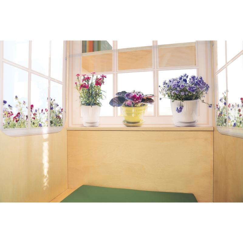 Whitney Brothers Nature View Window Seat 23.75"W x 27.5"D x 47.75"H (WHT - WB0857) - SchoolOutlet