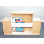 Whitney Brothers White Wood Fireplace with Storage 52
