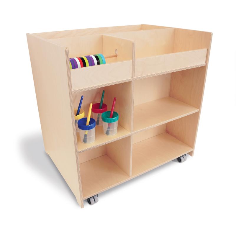 Whitney Brothers Deluxe Mobile Art Supply Cart(Whitney Brothers WHT - WB1758) - SchoolOutlet