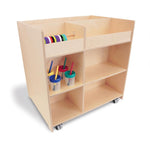 Whitney Brothers Deluxe Mobile Art Supply Cart(Whitney Brothers WHT - WB1758) - SchoolOutlet