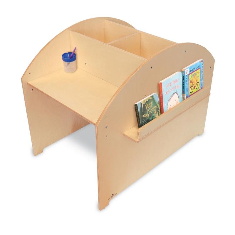 Whitney Brothers Two Student Adjustable Library Desk(Whitney Brothers WHT - WB1867) - SchoolOutlet