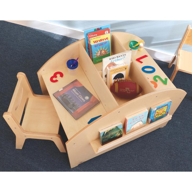 Whitney Brothers Two Student Adjustable Library Desk(Whitney Brothers WHT - WB1867) - SchoolOutlet