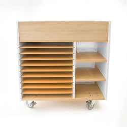 Whitney Brothers elevatED™ Art Supply Cart 33"W x 24.5"D x 34.75"H (WHT-WB1915)