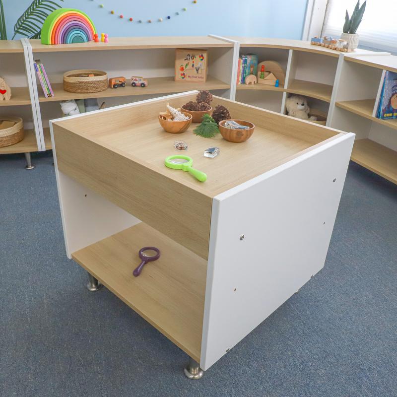 Whitney Brothers elevatED™ Discovery Table 26"W x 24.5"D x 24"H (WHT - WB1916) - SchoolOutlet