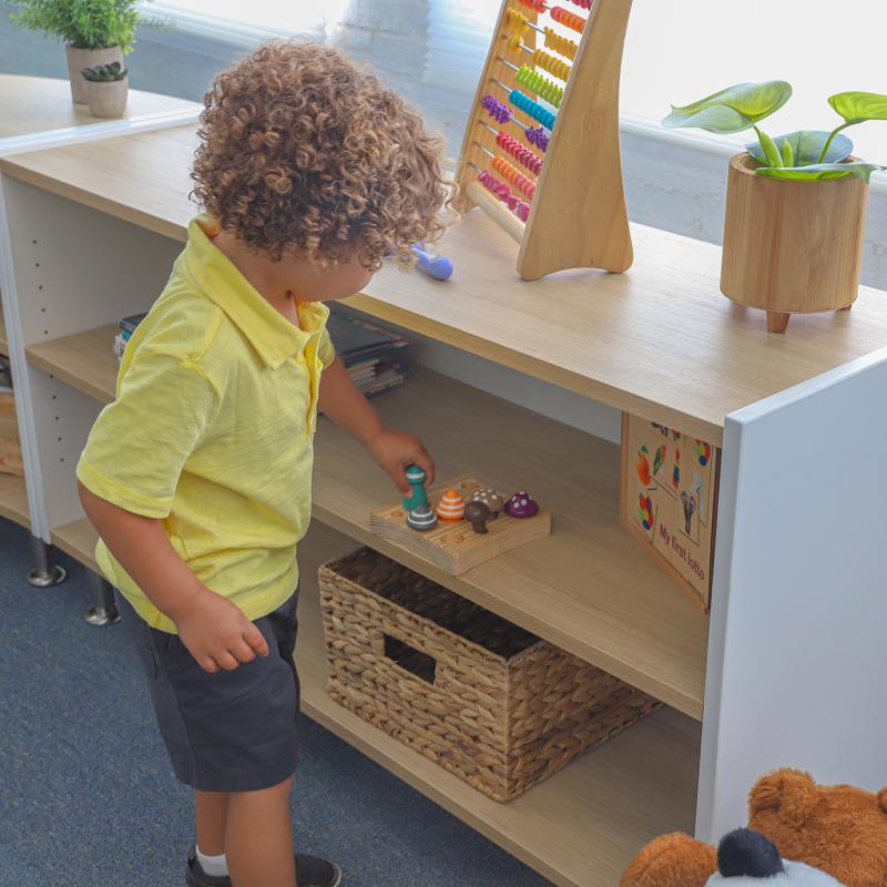 Whitney Brothers elevatED™ Adjustable Shelf Cabinet 27"H - 48"W x 15"D (WHT - WB1917) - SchoolOutlet