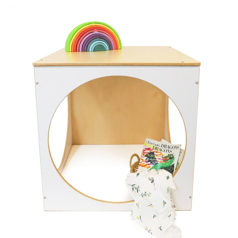 Whitney Brothers elevatED™ Play House Cube 29"W x 30.5"D x 29"H (WHT - WB1920) - SchoolOutlet