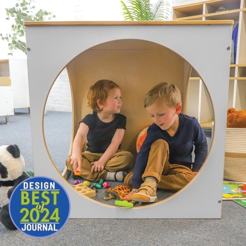 Whitney Brothers elevatED™ Play House Cube 29"W x 30.5"D x 29"H (WHT - WB1920) - SchoolOutlet