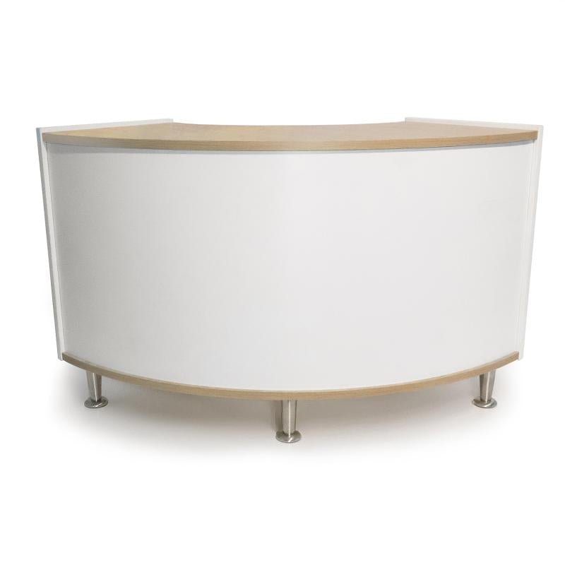 Whitney Brothers elevatED™ Curve Out Cabinet 27"H - 46"W x 15"D (WHT - WB1921) - SchoolOutlet