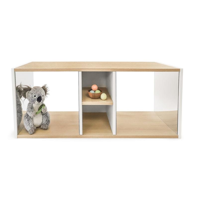 Whitney Brothers elevatED™ Discovery Crawl Thru Cabinet 45.75"W x 14.5"D x 18.25"H (WHT - WB1947) - SchoolOutlet
