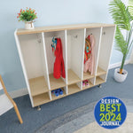 Whitney Brothers elevatED™ Five Section Coat Locker 50