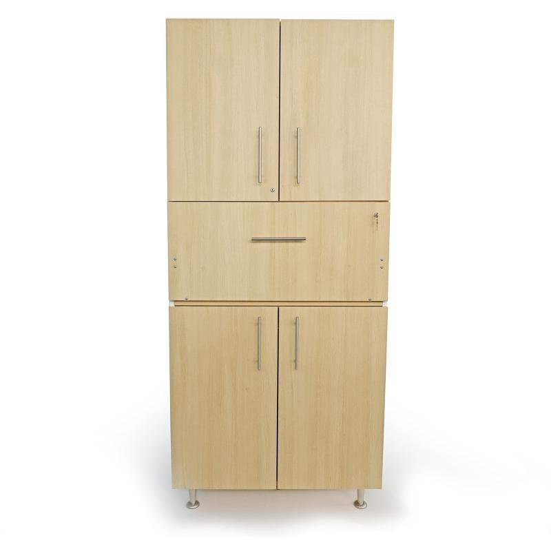 Whitney Brothers elevatED™ Workstation Cabinet 36"W x 15.75"D x 81.75"H (WHT - WB1954) - SchoolOutlet