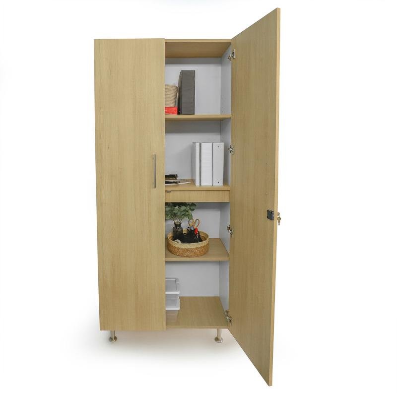Whitney Brothers elevatED™ Tall and Wide Cabinet 36"W x 15.75"D x 81.75"H (WHT - WB1956) - SchoolOutlet