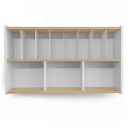 Whitney Brothers elevatED™ Wall Mount Diaper Supplies Organizer 42.5"W x 9.75"D x 24"H (WHT-WB1964)