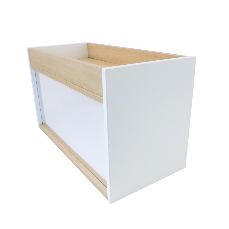 Whitney Brothers elevatED™ I - See - Me Toddler Mirrored Cabinet 31"W x 14.75"D x 18"H (WHT - WB1967) - SchoolOutlet