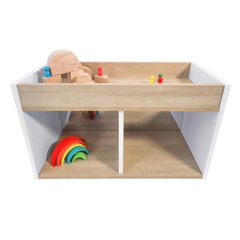 Whitney Brothers elevatED™ I - See - Me Toddler Mirrored Cabinet 31"W x 14.75"D x 18"H (WHT - WB1967) - SchoolOutlet