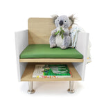 Whitney Brothers elevatED™ Arm Chair with Under - Seat Storage 18.5