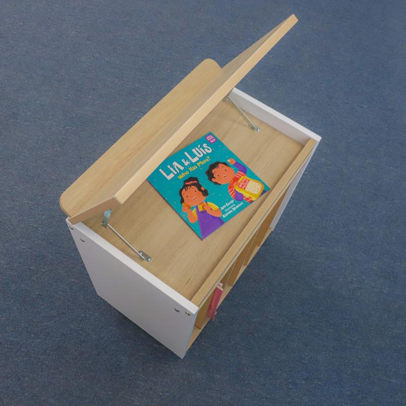Whitney Brothers elevatED™ Mobile Big Book Holder 24.25"W x 14.25"D x 26"H (WHT - WB1987) - SchoolOutlet