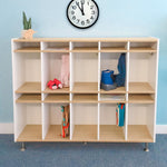 Whitney Brothers elevatED™ 10 Section Coat Locker 60.5