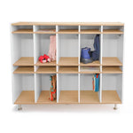 Whitney Brothers elevatED™ 10 Section Coat Locker 60.5