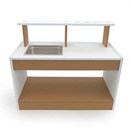 Whitney Brothers outdoorED™ Mud Kitchen 36"W x 18"D x 30"H (WHT - WB2722) - SchoolOutlet