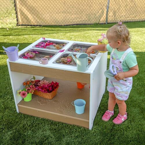 Whitney Brothers outdoorED™ Sensory Table 31"W x 26.25"D x 24"H (WHT - WB2723) - SchoolOutlet