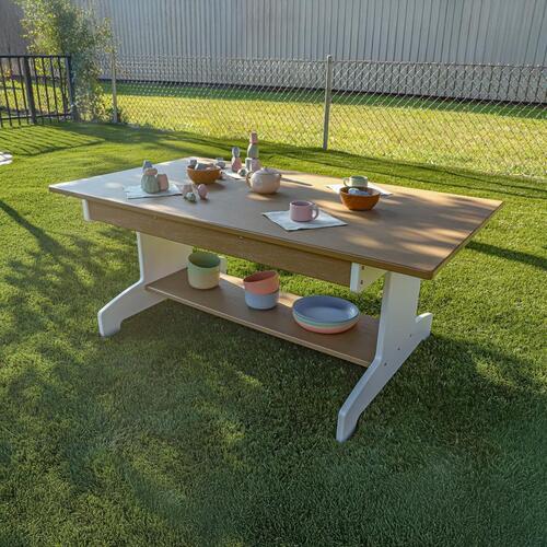 Whitney Brothers outdoorED™ Table 47.5"W x 26.5"D x 19.75"H (WHT - WB2724) - SchoolOutlet