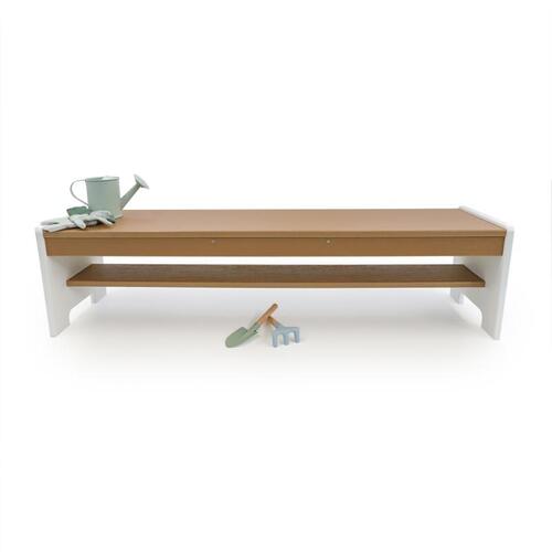 Whitney Brothers outdoorED™ Bench 47.5"W x 12"D x 12"H (WHT - WB2725) - SchoolOutlet