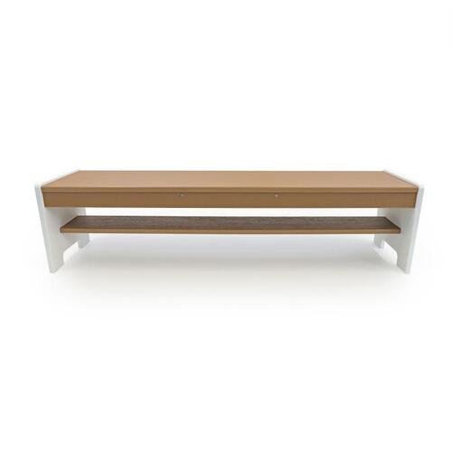 Whitney Brothers outdoorED™ Bench 47.5"W x 12"D x 12"H (WHT - WB2725) - SchoolOutlet