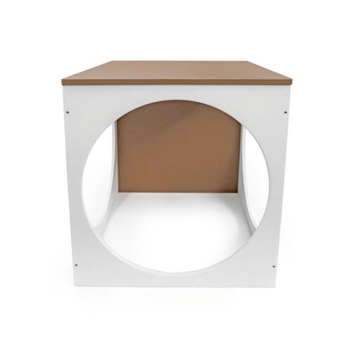 Whitney Brothers outdoorED™ Play House Cube 27"W x 26.5"D x 27.25"H (WHT - WB2726) - SchoolOutlet
