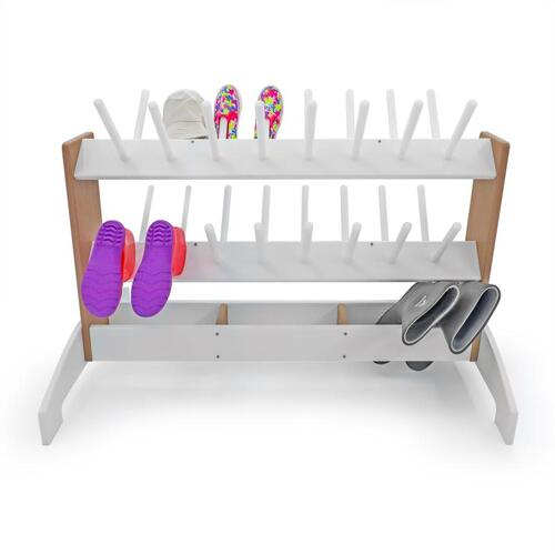 Whitney Brothers outdoorED™ Boot Rinse Rack 41.5"W x 23.75"D x 27.75"H (WHT - WB2729) - SchoolOutlet