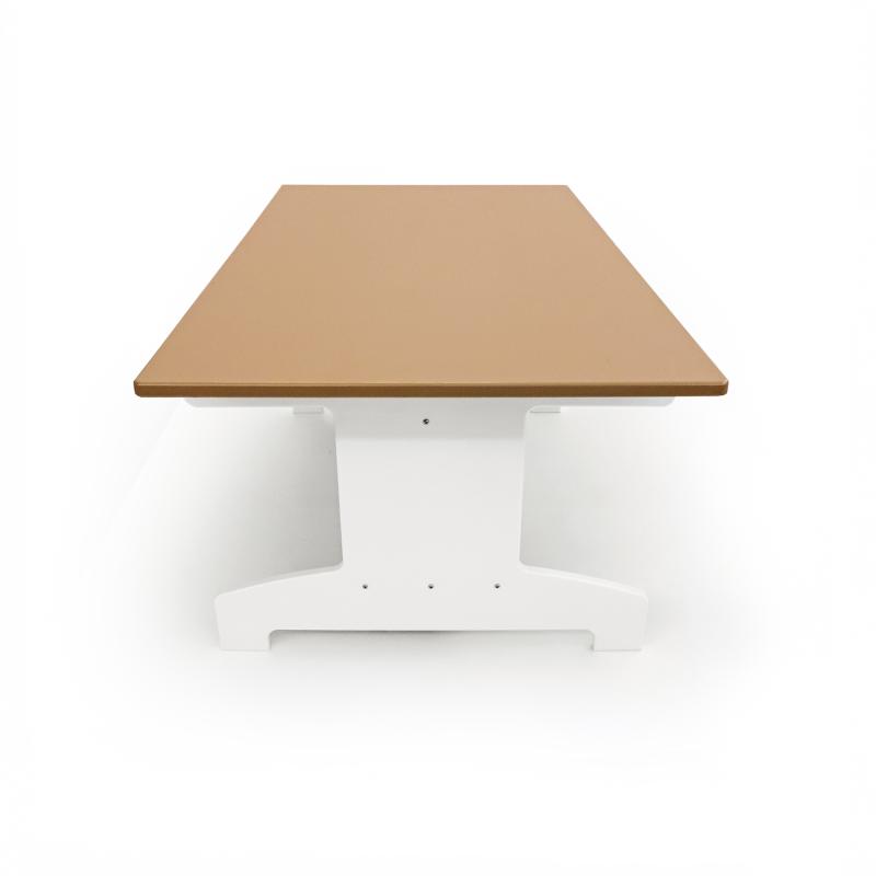 Whitney Brothers outdoorED™ Table and Two Bench Set 47.5"W x 41.25"D x 19.75"H (WHT - WB2910) - SchoolOutlet