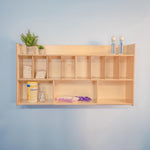 Whitney Brothers Wall Mounted Eight Cubby Cabinet 46.75